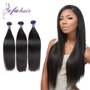 Top quality Virgin Indian straight Double Weft Hair Extensions Weave